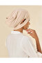 Women Beige Hijab Bandana With Ear Holes - 3