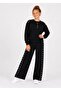 Staple Detailed Wide Leg Girls' Suit 32470