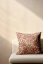 Terracotta Bloom Patterned Set of 2 Double-Sided Decorative Throw Pillow Covers - 3