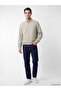 Xside Beige Relax Fit High Collar Men's Jacket - 2