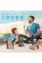 Kit robot 3 in 1 programabil Kyanio cu telecomanda, constructie DIY STEM si functii multiple - 8