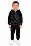 Printed Hoodie and Zippered Pockets Boys' Tracksuit Set