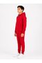 Unisex Kids Cotton Hooded Tracksuit Set 26109 -Red - 3