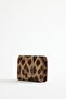 Animal Patterned Leather Wallet Leopard