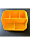 Desktop Organizer Pen Holder Multi-Compartment Pen and Stationery Organizer Tray - 2