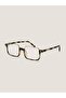 Unisex Rectangular Screen Glasses Leopard Pattern Frame Toti C4 - 3