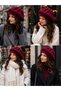 Women's Knitwear Painter Beanie, Winter Knitted Soft Warm Stylish Beanie, Casual French Beanie - 3