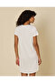 Women White Allover Printed Nightshirt - 3