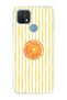 Oppo A15 / A15S Compatible Orange Slice Patterned Transparent Phone Case