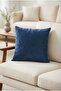 Cozy Plain Decorative Pillow Cover – Punchable Throw Pillow Cover – Navy Blue