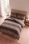 Pars Double Duvet Cover Set |   200X220 cm Duvet Cover with 2 Pieces of 50X70 cm Pillowcases and Fitted Sheet |   Cotton Soft Texture - 2