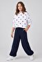 Girl's Polka Dot Sweatshirt - 2