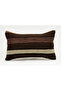 Handmade Vintage Throw Pillow Cover Made from Old Kilim, Wool, 30X50 cm