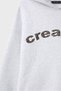 Yazılı kapüşonlu sweatshirt - 8