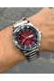 Men's Watch - Stylish Design, Steel Band, Day and Date Display, Separate Dials Indicating Color: Steel, Stylish Design