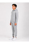 Unisex Children's Cotton Hooded Tracksuit Set 26109 - Gray Melange - 3