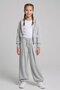 Girl's Zippered Hooded Crop Cardigan - 3