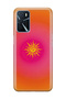 Oppo A16 / A55 Compatible Retro Sun Pattern Transparent Phone Case