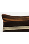 Handmade Vintage Throw Pillow Cover Made from Old Kilim, Wool, 30X50 cm - 2