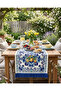 Amalfi Cobalt Blue Fringed Runner - 3