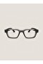 Unisex Rectangular Transparent Glass Glasses Gray Frame Garcia C4