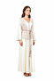 Off White, Beige Moroccan Kaftan – ELM M 664