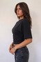 Women's Bat Sleeve Cropped Cotton T-Shirt - 2