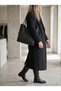 Elena Wallet Detailed Women's Hand and Shoulder Bag-Black - 6