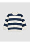 Esvab • Modern & Distinctive Zero Roba Collar Striped Boys' Sweatshirt - 2