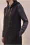 Hooded Zippered Quilted Women's Vest - 4