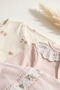Berry Bloom 100% Cotton Strawberry Patterned 3-Piece Baby Romper Set - Ruffled Collar and Handcrafted Embroidery - 5