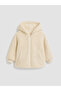 Esvab • Modern & Distinctive Bowknot Embroidered Hooded Girls' Plush Coat - 2