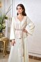 Off White, Beige Moroccan Kaftan – ELM M 664 - 8