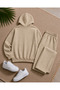 Men's Iconic Studio Mountain Printed Crew Neck Regular Fit Men's Tracksuit Set / Straight Leg Bottom - 2