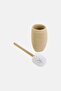 Inox Resin Toilete Brush, Beige - 2