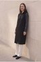 Hooded Zippered Quilted Women's Vest - 2