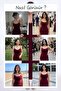 Women's Degaje Collar Strap Backless Midi Length Knitted Evening Dress Burgundy, Brown, Black - 7