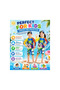 Kids Knee-Length One-Piece Swimsuit with Matching Swim Cap, Long Sleeve Cartoon Print Swimwear with Front Zipper for Boys & Girls, Swimming, Pool, Beach & Water Activities - 3