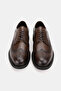 Men's Light Brown Genuine Natural Leather Lace-Up Shoes, Size 39-45 - 4