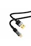 كابل LUTORS USB إلى Lightning بطول 1.5 متر، 6A للشحن السريع ونقل البيانات، فائق المتانة ومقاوم للانحناء، تصميم شفاف، متوافق مع iPhone وiPad وiPod - 4