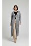 Thin Long Cardigan with Brooch on the Front and Long Holes - 2