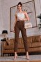 Brown High Waist Mom Jean Denim Pants