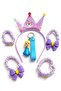 Six-Piece Children's Buckle Crown and Keychain Set - 2