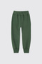Boy's Green Sweatpants with Elastic Waist and Pockets - 2