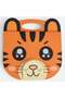Notebook with Handle Tiger Pattern 15x16cm - 60 Sheets