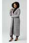 Thin Long Cardigan with Brooch on the Front and Long Holes - 3