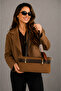 Women's Suede Fabric Luxury Design Hand & Shoulder Bag Shopper Suitable for Daily or Special Use - 3