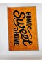 Typographic Home Sweet Home Door Mat 40X60 cm - Washable Non-Slip Base Mat - 2