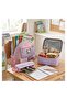 Plush Toy Detailed 3-Piece Primary School Bag Set - Multi-Compartment Water-Repellent Back-To-School Elementary School Bag - 6