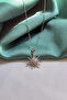 Asymmetrical Sun Figured Necklace - 2